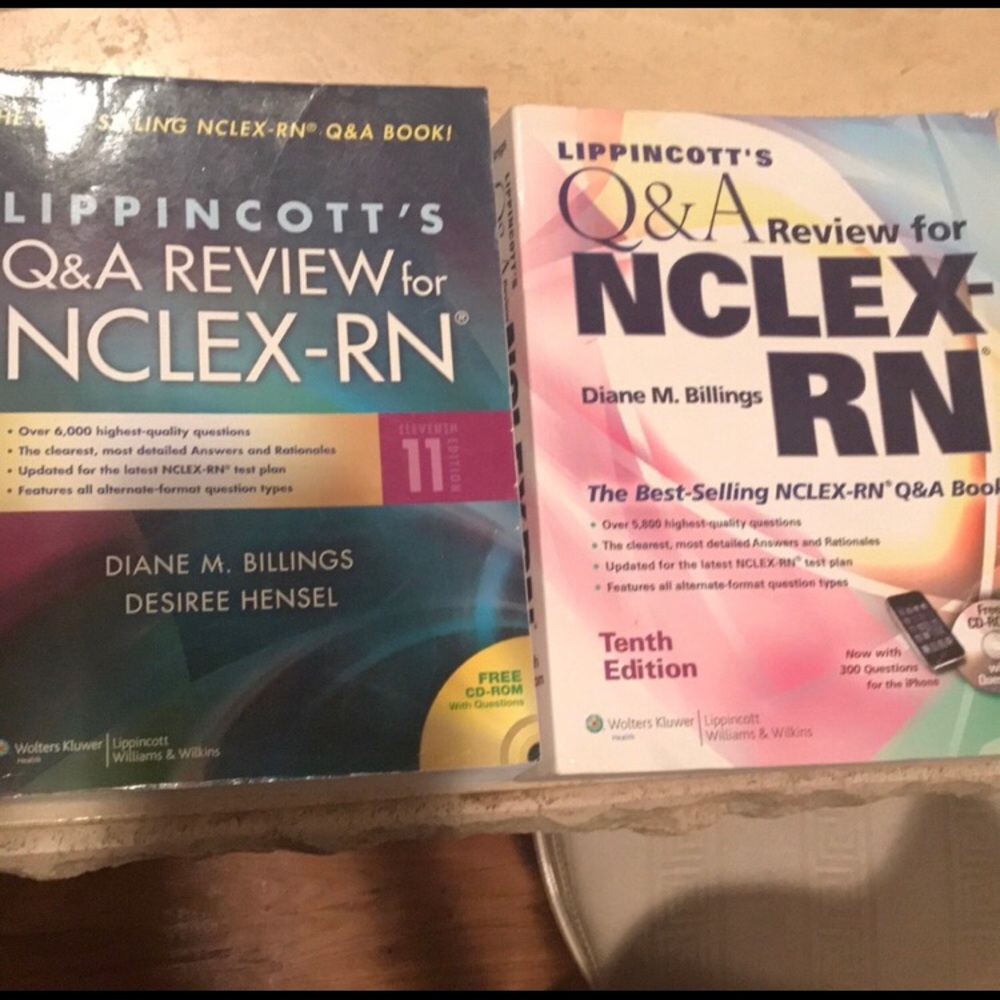Lippincotts NCLEX review textbooks